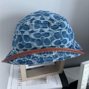 Coach Blue Denim women’s Bucket Hat